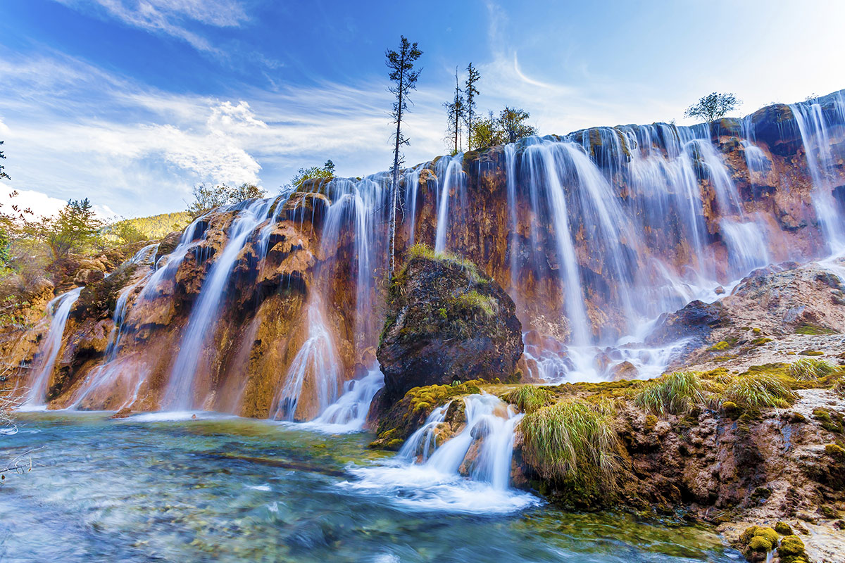 Водопад Жемчужина: драгоценность, спрятанная в китайском заповеднике одно из красивейших мест на Земле!